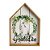 Quadro Decorativo de Madeira Casinha Branca Gratidão 32cm - Coleção Stamp - Ref 1015875 Páscoa Cromus - Imagem 1