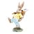 Coelho de Resina com Cesta de Cenouras e Pá nas Costas 22cm - Coleção Fancy - Ref 1014474 Páscoa Cromus - Imagem 1