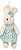 Mini Coelha de Pelúcia Poá Verde 15cm - Coleção Mint - Ref 1820597FV Páscoa Cromus - Imagem 1