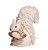 Esquilo Decorativo em Pé com Cachecol e Avelã 28x20x12cm - Coleção Kimberly - Ref 1691058 Cromus - Imagem 1