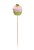 Pick Palito Longo Decorativo de Resina Cupcake Lilas Jogo com 6 Unidades - Picks Decorados - Ref 1421194 Cromus - Imagem 1