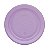 Prato Descartável de Plástico Lavanda Lilas Candy 18cm com 10 Unidades - Bello - Imagem 1
