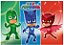 Painel Decorativo 4 Laminas Festa PJ Masks 126x88cm com 1 Unidade - Ref 109360.6 Regina - Imagem 1