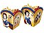 Cachepot de Papel Decorado Festa Branca de Neve com 4 Unidades - Ref 116465.1 Regina - Imagem 1