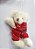 Mini Urso de Pelúcia com Roupa Xadrez 12cm - Ref 1691218 Cromus - Imagem 1