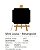 Mini Lousa Decorativa de MDF Formato Retangular 11x18cm Com 1 Giz - Ref DC0075 - Grintoy - Imagem 1