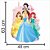 Decoração Enfeite Grande Impresso de E.V.A Festa Princesas Disney 63x48cm - Ref 303045 - Piffer - Imagem 3
