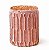 Vaso de Vidro Porta Vela Colmeia Rosê Gold - Home Decor - Ref 1241272 - Cromus - Imagem 1