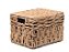 Cesta Baú de Palha Retangular com Tampa 46x35x27cm - Home Decor - Ref 1021464 Cromus - Imagem 1