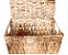 Cesta Baú de Palha Retangular com Tampa 32x24x20cm - Home Decor - Ref 1021464P Cromus - Imagem 2
