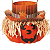 Cesta de Abobora 35x22cm - Festa Halloween - Ref 1413381 Cromus - Imagem 2
