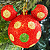 Bola de Natal Mickey Poá Vermelha e Verde 6cm com 6 Unidades Disney - Ref 1350808 Cromus - Imagem 2