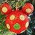 Bola de Natal Mickey Poá Vermelha e Verde 6cm com 6 Unidades Disney - Ref 1350808 Cromus - Imagem 9
