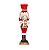 Soldado de Chumbo Vermelho Natal Veludo com Tambor em Pé 60cm - Coleção Xmas Parade - Ref 1595157 Cromus - Imagem 1