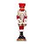 Soldado de Chumbo Vermelho Natal Veludo com Tambor Duplo 60cm - Coleção Xmas Parade - Ref 1595159 Cromus - Imagem 1