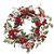 Guirlanda Decorada de Natal Azevinhos 50x50cm - Ref 1206352 Cromus - Imagem 1