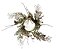 Mini Guirlanda com Bolinhas Ouro 25x25cm - Ref 1470530 Cromus - Imagem 1
