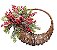 Guirlanda de Natal RUstica com Galhos de Frutas e Folhas 45x55x15cm - Ref 1017474 Cromus - Imagem 1