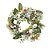 Guirlanda de Natal Decorada Branco e Verde com Romãs e frutas 50cm - Ref 1920853 Cromus - Imagem 1