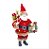 Papai Noel com Guirlanda e Saco de Presentes 30cm - Ref 1207346 Cromus - Imagem 2