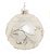 Bola de Natal de Vidro Galhos Prata 8cm Jogo com 4 Un - Ref 1312029 Cromus - Imagem 1
