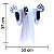 Enfeite Fantasma de Papel Halloween - Ref 651192 - Piffer - Imagem 1