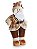 Boneco Papai Noel em Pé com Presente 45cm - Coleção Hawaii - Ref 1412528 Cromus - Imagem 1
