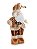 Boneco Papai Noel em Pé com Presente 32 cm - Coleção Hawaii - Ref 1412530 Cromus - Imagem 1