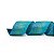 Fita Aramada de Natal Azul Glitter Degrade 6.3cm x9.14cm - Fitas Natalinas - Ref 1200596 Cromus - Imagem 1