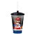Copo Plástico com Tampa e Canudo Mario Kart 500Ml com 1 Unidade - Ref 23410198 Cromus - Imagem 1