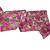 Fita Aramada de Natal Voal com Bolas de Glitter Pink e Verdes 6,3cm x 914cm - Fitas Natalinas - Ref 1213982 Cromus - Imagem 8