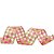 Fita Aramada de Natal Voal com Bolas de Glitter Pink e Verdes 6,3cm x 914cm - Fitas Natalinas - Ref 1213982 Cromus - Imagem 1