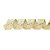 Fita Aramada de Natal Juta com Bolas Douradas 6,3cm x 914cm - Fitas Natalinas - Ref 1694906 Cromus - Imagem 1