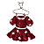 Enfeite Para Pendurar Vestido Minnie Vermelho com 1 Unidade - Natal Disney - Ref 1751470 Cromus 17909107858074 - Imagem 1