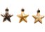 Enfeite Para Pendurar Estrelas Douradas 4cm com 20 Unidades - Ref 1690326 Cromus - Imagem 1