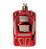 Enfeite Para Pendurar Carro Vermelho com Glitter Jogo com 3 Unidades - Ref 1240264 Cromus - Imagem 1