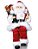 Boneco Papai Noel Sentado com Sino Na Mão 25cm - Coleção Noeis - Ref 1715652 Cromus - Imagem 1