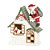 Cenário Papai Noel na Chaminé com Led 18x14x7cm - Coleção Classiques - Ref 1209268 Cromus - Imagem 1