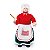 Mamãe Noel em Pé com Rolo de Macarrão e Avental 62cm - Coleção Noeis - Ref 1207309 Cromus - Imagem 1