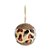 Bola de Natal Oncinha Natural 8cm Jogo com 6Un - Bolas Natalinas - Ref 1519369 Cromus - Imagem 1