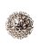 Bola de Natal Com Pedras Nude 12cm com 1 Un - Bolas Natalinas - Ref 1470508 Cromus - Imagem 1