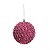 Bolas de Natal Pinos Rosa Claro 10cm Jogo com 6Un - Bolas Natalinas - Ref 1314285 Cromus - Imagem 1