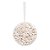 Bola de Natal Nude com Perolas 9cm com 1 Unidade - Bolas Natalinas - Ref 1208953 Cromus - Imagem 1