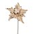 Flor de Natal Poisentia de Juta com Borda Branca - Flores Cabo Curto - Ref 1692975 Cromus - Imagem 1