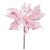 Flor de Natal Poisentia de Veludo Rosa Bebe - Flores Cabo Curto - Ref 1025066 Cromus - Imagem 1