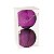 Bolas de Natal Roxa 10cm Jogo com 2Un - Bolas Natalinas - Ref 1213359 Cromus - Imagem 1