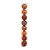 Bolas de Natal Sortidas Dourada Ouro 6cm Jogo com 8Un - Bolas Natalinas - Ref 1316187 Cromus - Imagem 1