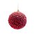 Bolas de Natal Vermelha Crunch 8cm Jogo com 6Un - Bolas Natalinas - Ref 1350143 Cromus - Imagem 1