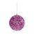 Bola de Natal Lilas Com Paetê 8cm Jogo com 6Un - Bolas Natalinas - Ref 1510860 Cromus - Imagem 1
