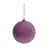 Bolas de Natal Lilas Açucarada 10cm Jogo com 6Un - Bolas Natalilas - Ref 1511003 Cromus - Imagem 1
